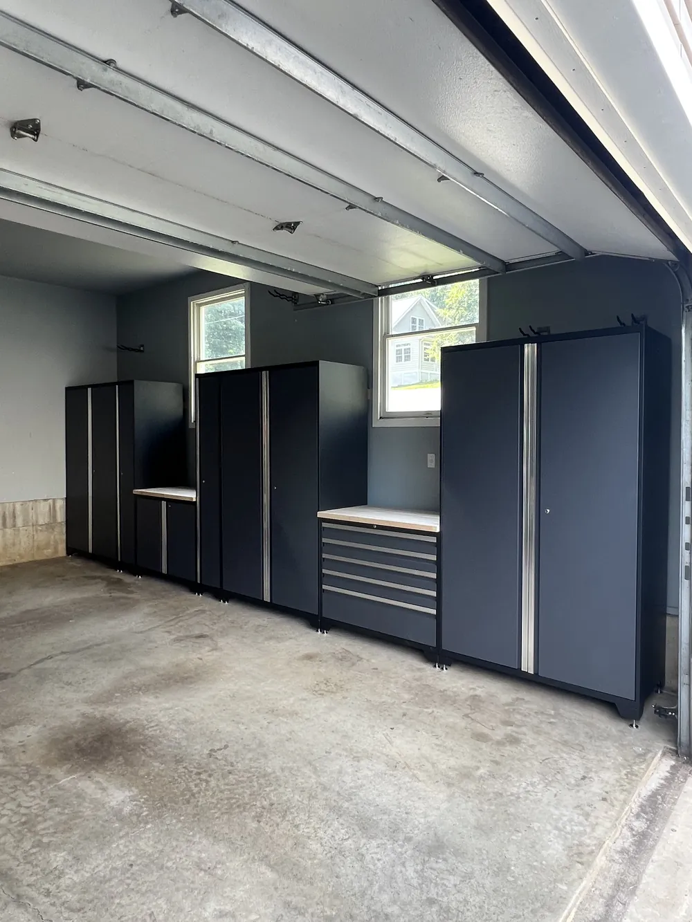 Garage Storage Cabinetry, finish carpentry by SEGAL XVI